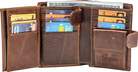 leather cell phone wallet purse with rfid protection|men's genuine leather wallet rfid.